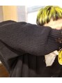 エツニイル(etsuniiru) トレードマークのパッツン前髪(色はコロコロ変わります)