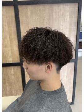 メンズギフト(men's GIFT) 刈り上げツーブロックツイストスパイラルパーマメンズマッシュ