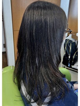 ヘアーアンドフェイス タケトイズ(hair&face TAKETO.is) 根元矯正と毛先パーマ