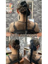 【Lilly新宿】#タイトヘアセット#カチモリ＃アレンジスタイル