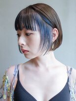 ボブショートブリーチグレージュ_ba342201