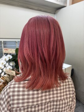 テン バイ アンブルリュクス 池袋(teN +by ambleluxe) チェリーピンク/ブリーチ/ケアブリーチ/池袋