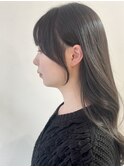 後れ毛カット　韓国ヘア