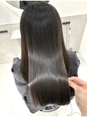 髪質改善ストレート 縮毛矯正 地毛風ストレート 艶髪ロング