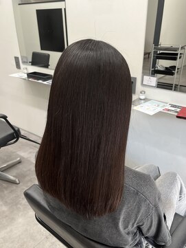 アルター(aL ter) 艶髪縮毛矯正［暗めカラー/グランマッシュ］長野歌穂