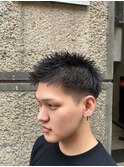 【IRIE HAIR福岡】スパイキーショート×アップバングショート