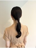 タイトローポニーアレンジ