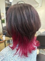 ル ジャルダン 戸塚店(le jardin)&nbsp;外ハネ/インナーカラー/ウルフカット/くびれヘア/20代/30代/40代