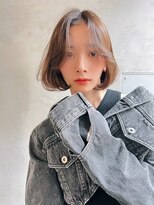 エイミー(Aimee)&nbsp;Aimee町田　ワンカールボブ×シフォンベージュ