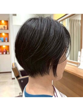 丸みショートボブ