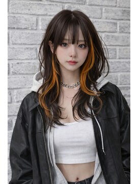 リアン(Lien) エアリースタイル×アシンメトリーイヤリングカラー