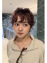 アルテヘアー(arte HAIR)&nbsp;ショートパーマ×ブラウンカラー