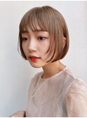 小顔前髪似合わせカット/クールショートボブ/ミニボブ【銀座駅】