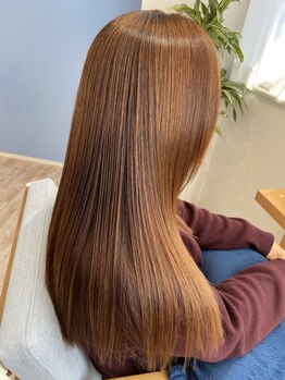 ココピコ(COCOPICO)の写真/艶々サラサラのストレートヘアに！毛質やダメージ部位に合わせた細かい薬剤選定！