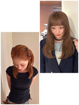ツナグ(tsunagu)の写真/髪型まできれいに見える、tsunaguの似合わせカラーブリーチなしダブルカラー/透明感カラー/オイルカラー