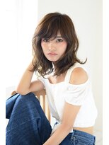 アース 新松戸店(HAIR&MAKE EARTH) ナチュラルセクシーセミディ【EARTH新松戸店】