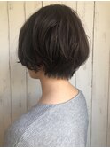 【高塚栞里】大人×小顔ナチュラルショートボブ　サイド ひし形