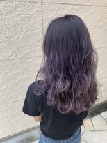 アンカーウェリナ(ANCHOR welina)&nbsp;透明感たっぷりバイオレットラベンダーの大人ハイグラデーション