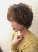ショートボブ/グラデーションボブ/アッシュベージュ【町田】