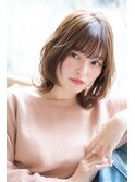 【BAYROOM】顔まわり小顔ミディ×美髪モテヘア