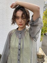 ティメレ 神戸三宮(Timere)&nbsp;☆毛先パーマ×大人かわいいボブ☆【Timere神戸三宮】