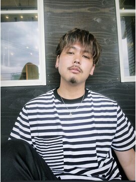 ムード マグ レーベル 南松本(MOOD Mag Label) 20代30代メンズスパイラルパーマワイルドオシャレ感アッシュ