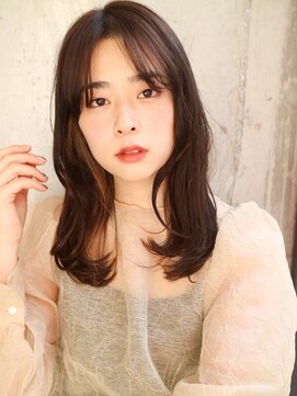 ダヴィン 中目黒(DaVin) 【DaVin中目黒】愛されミディアムレイヤー　ココアブラウン