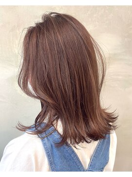 ペスカ 長町南店(pesca) くすみブラウン (ブリーチなし)