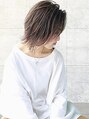 ヘアーアンジェ 南矢野目店(Hair ange)&nbsp;赤みのない透明感あるまろやかカラーとミニボブでお洒落に◎