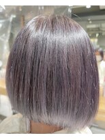 リー 京橋(Lee)&nbsp;うる艶 抜け感 透明感 ラベンダーカラー 前下がりボブ