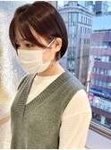 ナチュラルミニボブヘア
