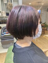 マハナ(Mahana by hair)&nbsp;20代30代40代ミニボブ前上がりショートボブ大人ショート
