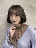 蒲生優 【ベビーバングの韓国風ボブ】