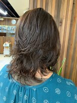 クオリス 上福岡店(QUALIS) 無造作パーマ/40代50代60代/レイヤーカット/くびれ/前上がり/