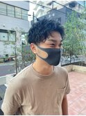 「Sac.」富永実夕 パーマで作るメンズアップバングショート