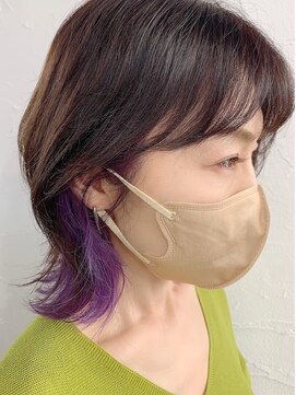 マイレ(maile) #大人インナーカラー#パープル