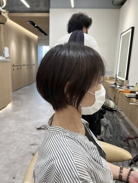 ロンドプロフィール 浦和(Lond profil) Lond.海気　大人丸っこショート　シースルーバング