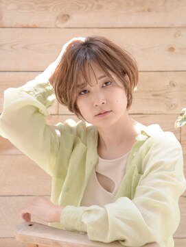 ロアー ヘアー マチルダ 千葉店(RAWR hair MATILDA) 【RAWR】ひし形_くびれショート_シースルーバング
