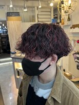 ヘアーグランデシーク(Hair Grande Seeek)&nbsp;波巻きツイストスパイラルパーマハイライトマッシュ☆