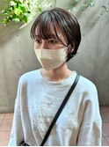韓国風ショートパーマ