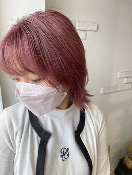 ユイバイラドンナ(Huit by LADONNA) ベリーピンク#ボブレイヤー