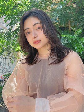 ルービック 梅田茶屋町(Rubik) 透明感暗髪×小顔ニュアンスパーマ