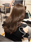 ダークグレージュ【@hair_mazda】