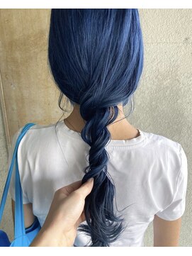 ガーデンヨコハマ(GARDEN YOKOHAMA) ブルージュロングブリーチハイトーンイメチェン寒色ラベンダー