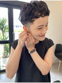 デジタルパーマ刈り上げショートツーブロックベリーショート