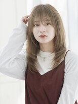 アンフィニー 銀座(ANFINI)&nbsp;【銀座　ANFINI】内巻きレイヤー×オリーブベージュ