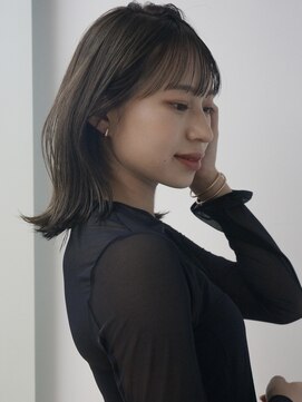 ガーデン オオタカノモリ(garden otakanomori) 20代30代40代大人女性のくびれミディアム×透明感アッシュカラー