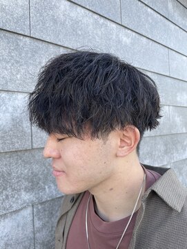 ニアウ 伊勢崎連取店(Niau) メンズマッシュツイストスパイラルパーマ