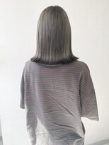 アオアクア バイ グルグル 小岩店(ao akua by GULGUL) イメチェンヘアスタイル ダブルカラー オリーブグレージュ 小岩