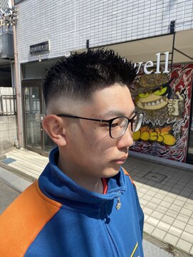 スウェル 船橋店(Swell) MEN'S/マッシュパーマ/ウルフ/アッシュブラック/カルマパーマ1